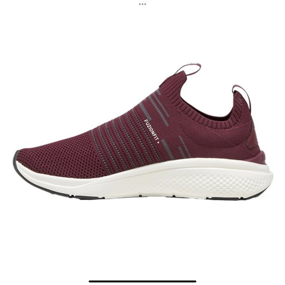 Puma Maroon Slip-On Sneakers - Picture 3 of 7